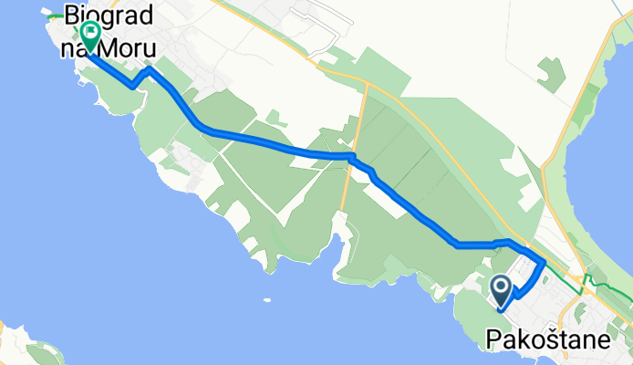 Ulica Brune Bušića 41G do Trg kralja Tomislava