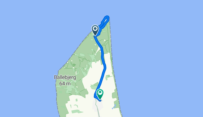 Issehoved, Samsø to Østre Ringvej, Samsø
