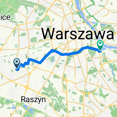 Obrońców Helu, Warszawa do Czerniakowska, Warszawa
