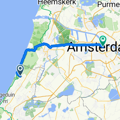 Von Noordwijk bis Amsterdam