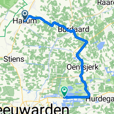 Hegebuorren, Hallum naar Bûtlân, Leeuwarden