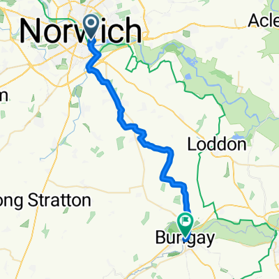 Albion Way, Norwich to Nethergate Street, Bungay