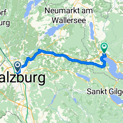 Salzburg nach Mondsees