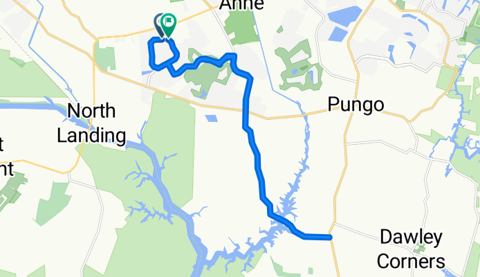 Alleghany Loop, Virginia Beach to Alleghany Loop, Virginia Beach