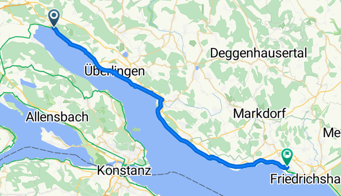 Überlinger Straße, Bodman-Ludwigshafen nach Pirolweg, Friedrichshafen