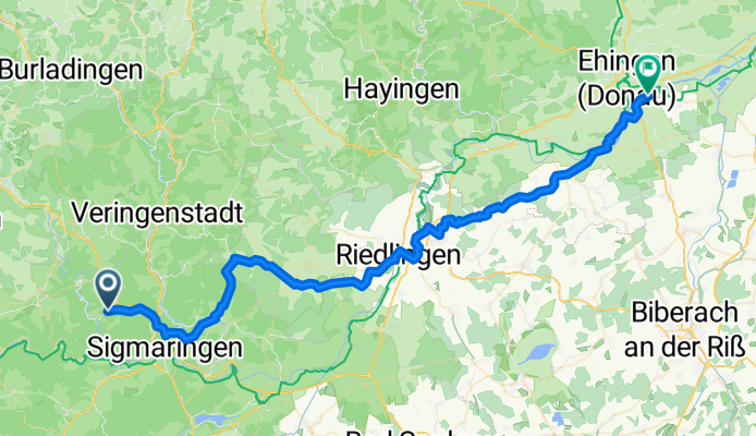 Inzigkofen - Ehingen an der Donau