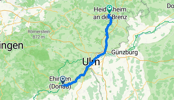 Ehingen an der Donau - Heidenheim an der Brenz