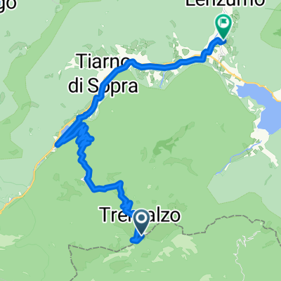 Route in Ledro - Tremalzo 1- zurück gleich