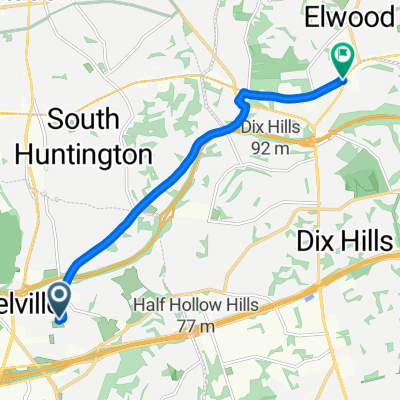 Barrett Cir, Melville to E Jericho Tpke, Huntington