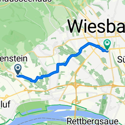 Quellbornstraße, Wiesbaden nach Biebricher Allee, Wiesbaden