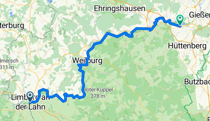 Werner-Senger-Straße, Limburg an der Lahn nach Wellergasse, Wetzlar