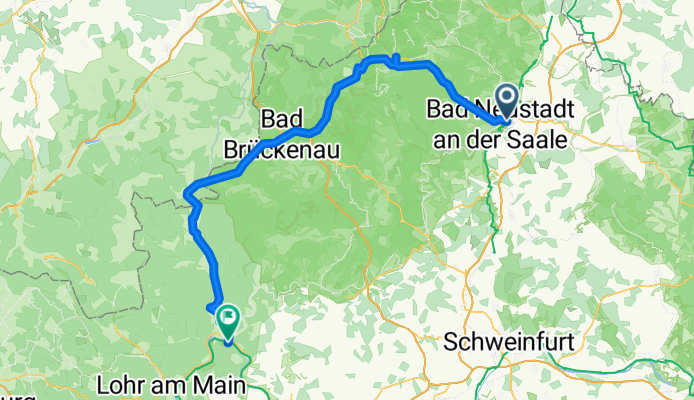 Bad Neustadt an der Saale - Gemünden am Main