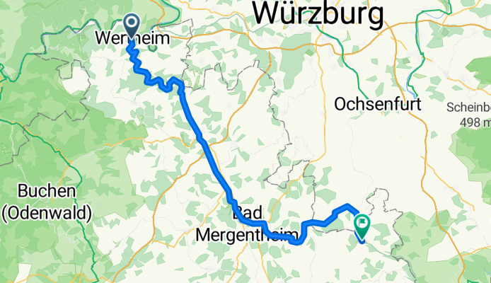 Wertheim am Main - Creglingen