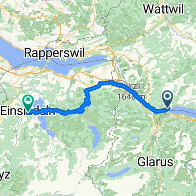 Mountainbike Weesen-Einsiedeln