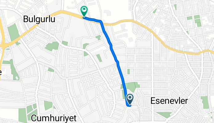 Özgüneş Sokak 5A to Kireç Fırını Sk No:2