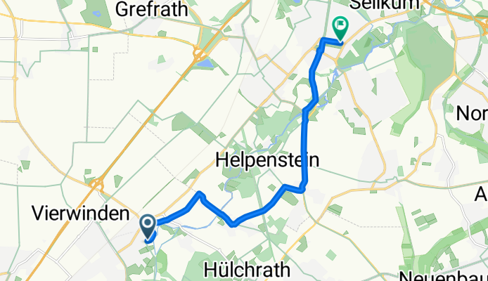 Ermlandstraße nach Erlenweg