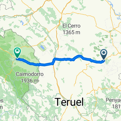 N-211, Gargallo a Carretera de Teruel, Molina de Aragón
