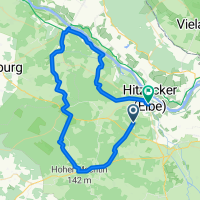 Sareseck - Braasche nach Neu Darchau - Hitzacker