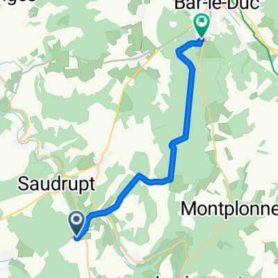 From Haironville to Bar-le-Duc