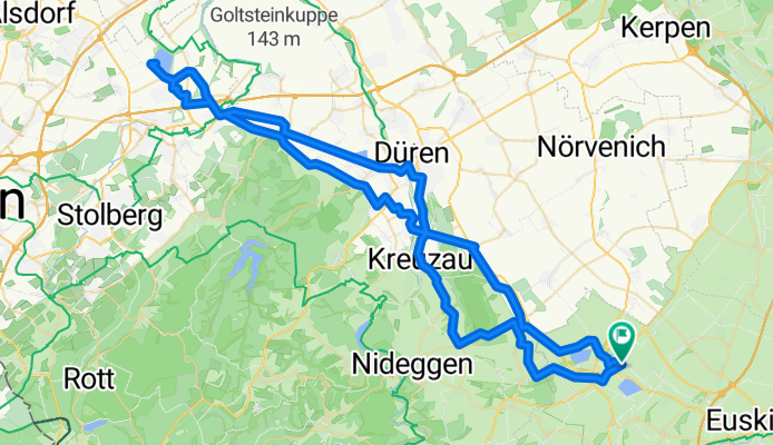 Von Zülpich zum Blausteinsee