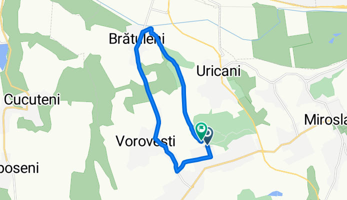Route in Miroslava