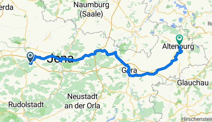Von Kiliansroda bis Altenburg