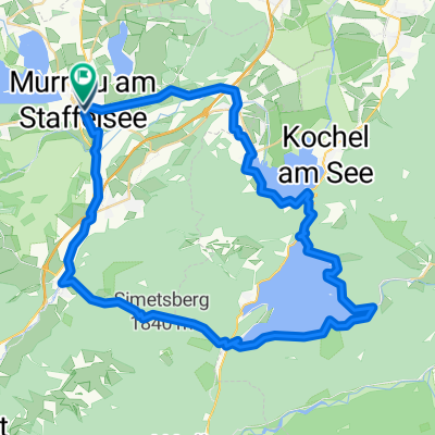 Dicke Walchenseerunde von Murnau aus