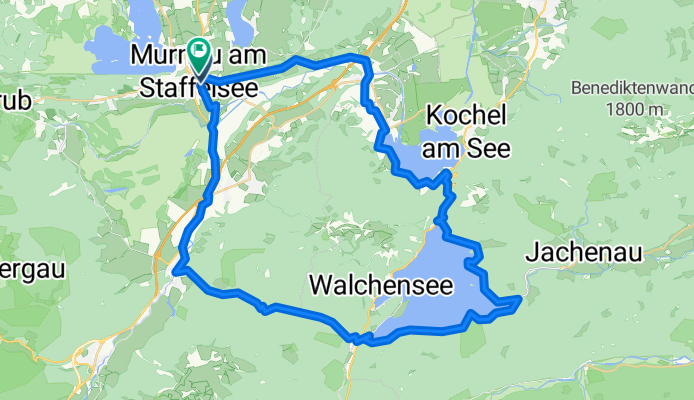 Dicke Walchenseerunde von Murnau aus