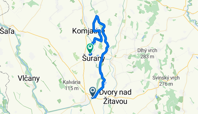 Trasa z Koralová