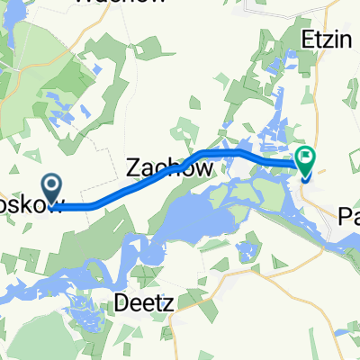 Roskow nach Wiesenweg