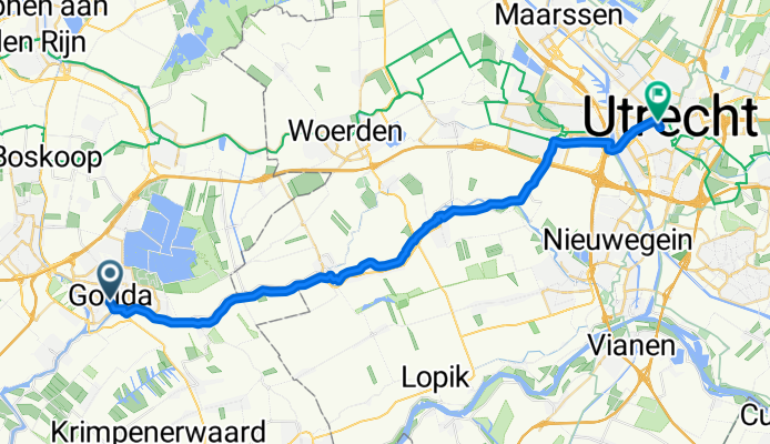 Stationsplein, Gouda to Stationshal, Utrecht