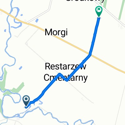 Korablew do Restarzew Środkowy