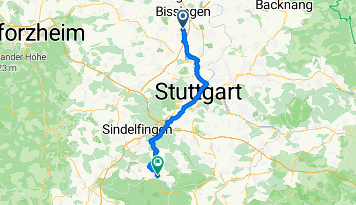 Asperg - Tübingen