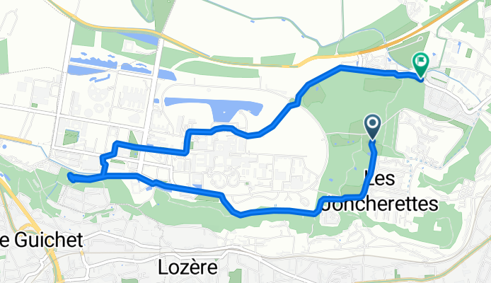 Palaiseau to Rue Pierre Gilles de Gennes, Palaiseau