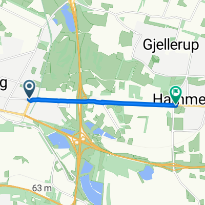 Silkeborgvej, Herning to Hammerum Hovedgade, Herning