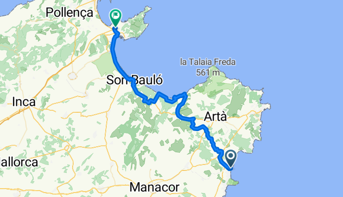 From Son Servera to Alcúdia