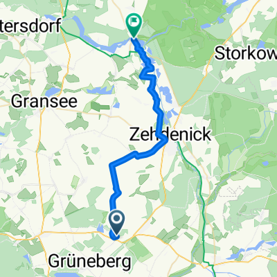 Parkweg, Löwenberger Land nach Marienthaler Dorfstraße, Fürstenberg/Havel