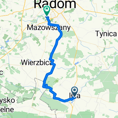 M Jakubowskiego, Iłża do Gospodarcza, Radom