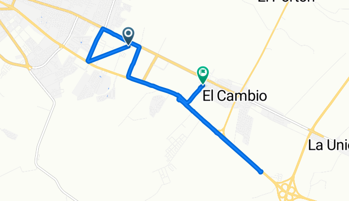 Ruta a P38V+7F3