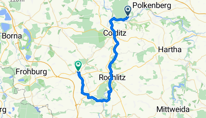 Radtour von Colditz nach Geithain