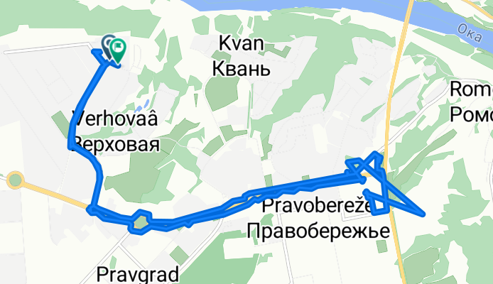 Ленинский Округ, Калуга до Ленинский Округ, Калуга