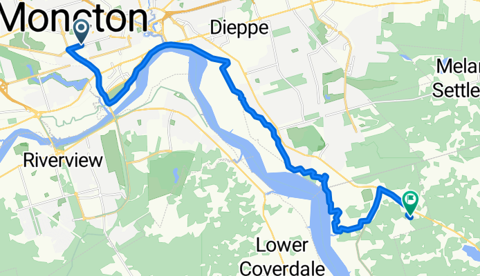 Norwood Ave, Moncton to Raphael St, Dieppe