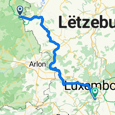 L'Eau Vive nach Rue de Bettembourg