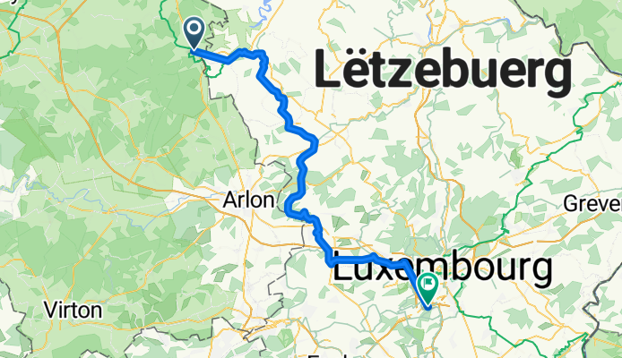 L'Eau Vive nach Rue de Bettembourg