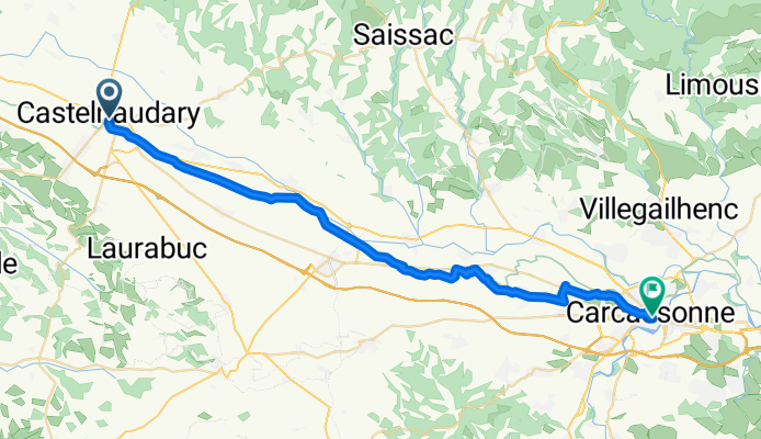 Castelnaudry to Carcassonne