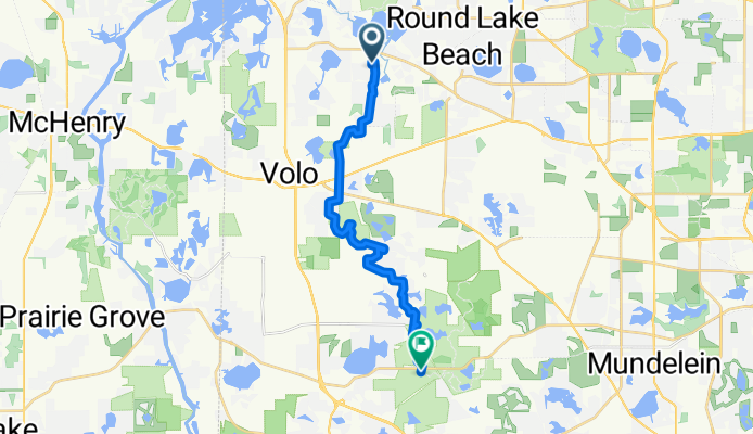 N Bluestem Rd, Round Lake to W Ivanhoe Rd, Wauconda