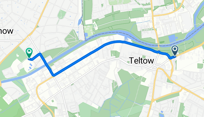 Lichterfelder Allee, Teltow nach Kleinmachnow