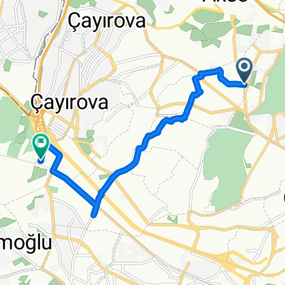 Route to Fatih Tren İstasyonu