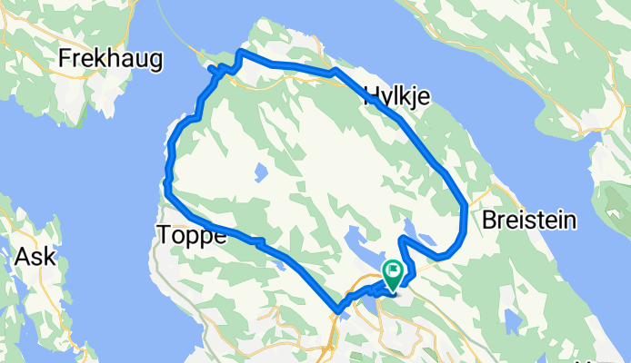 Route to Langarinden nedre