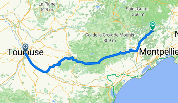 From Toulouse to Saint-Bauzille-de-Putois